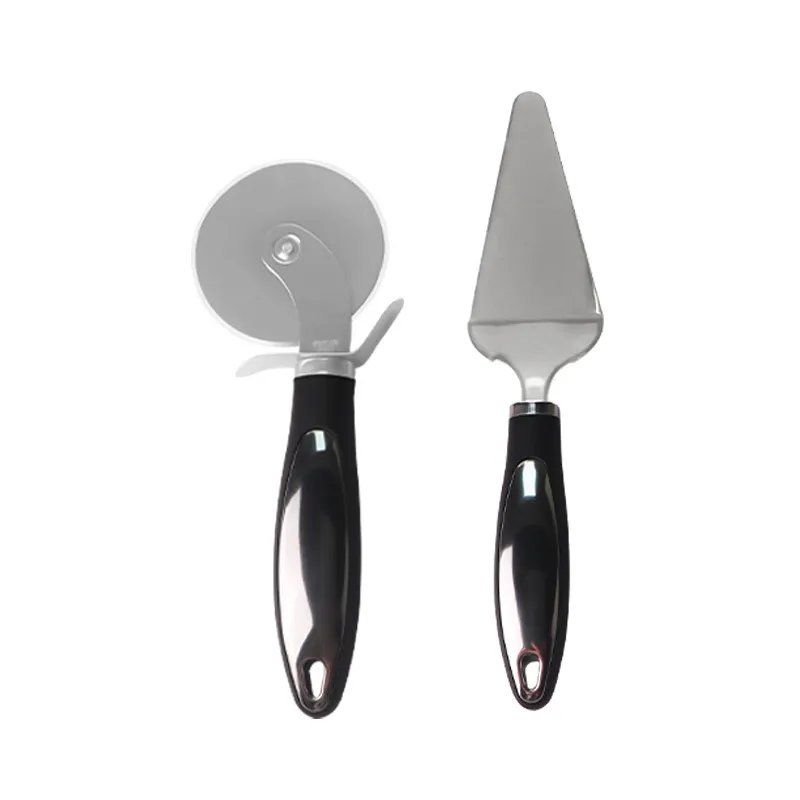 Stainless Steel Pizza Cutter & Baking Tool Set – Non-Stick Pastry Scraper, Cake Spatula, Cheese Knife & Dough Cutter Kit for Home Bakers